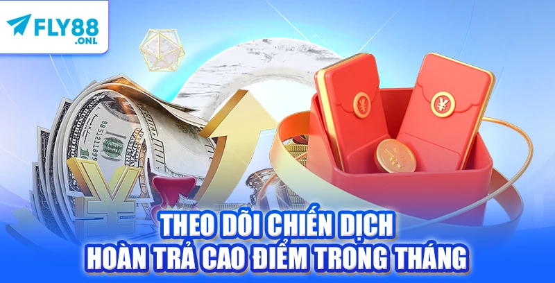 Theo dõi chiến dịch hoàn trả cao điểm trong tháng